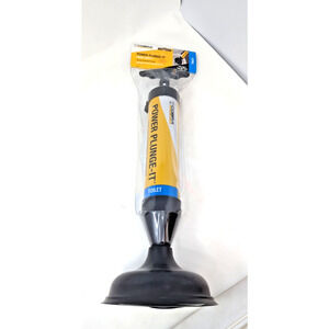 New Sealed Cobra Tools Power Plunge-It Air Powered Drain Opener Toilet Plunger